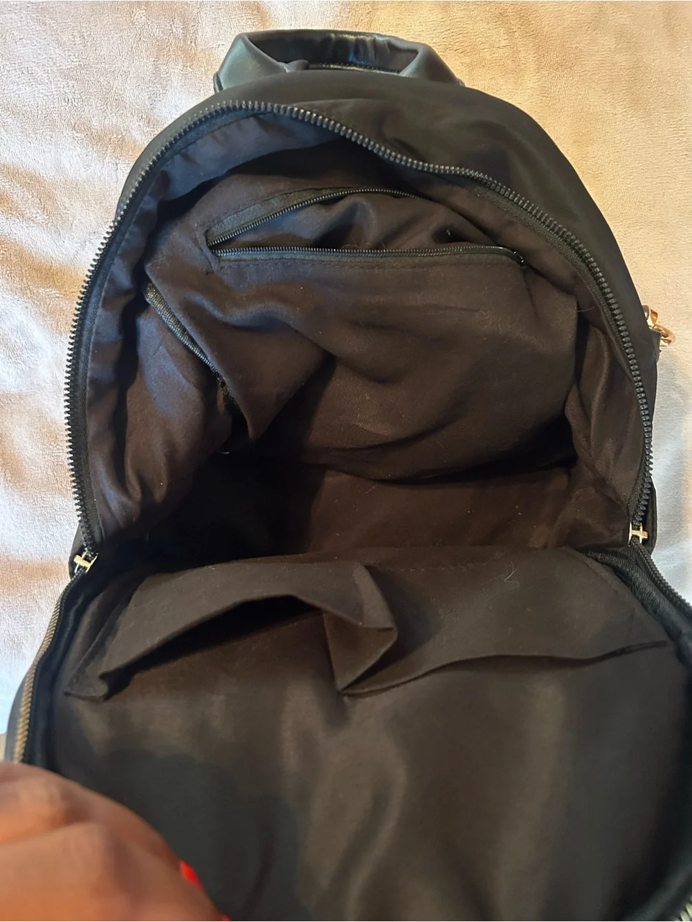 Black Quilted Women's Backpack - Stylish Everyday Bag